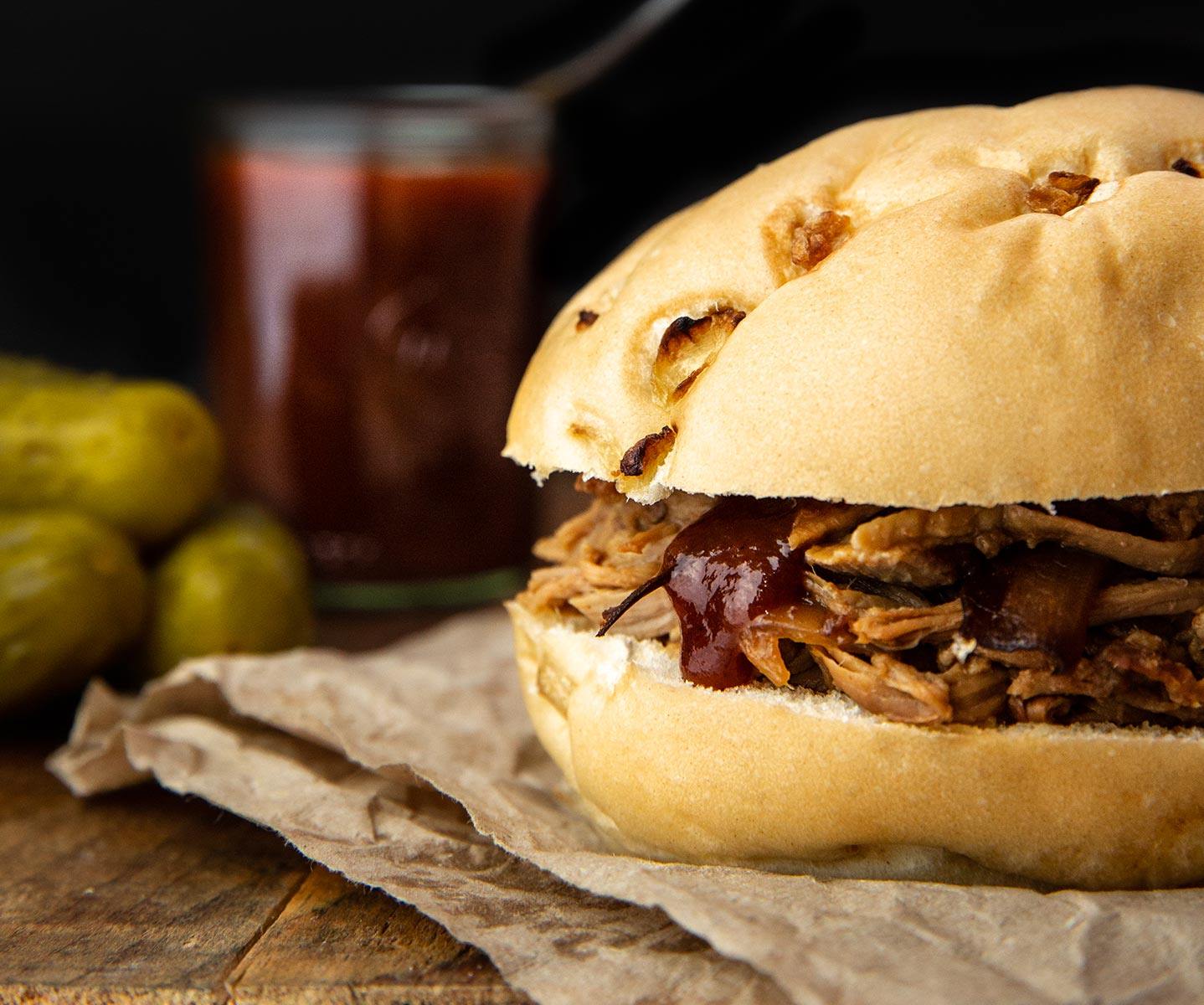 img-recipes-porksandwich Pulled Pork & Apricot Sandwiches Recipe