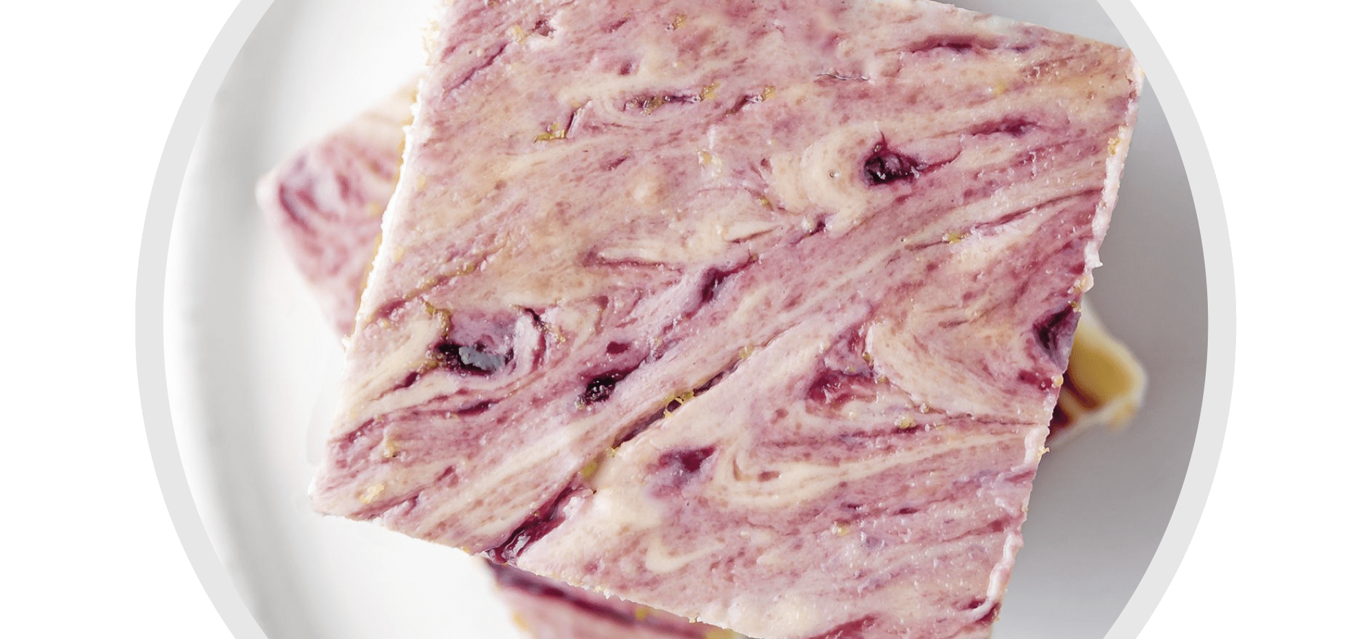 Concord Grape Cheesecake Squares