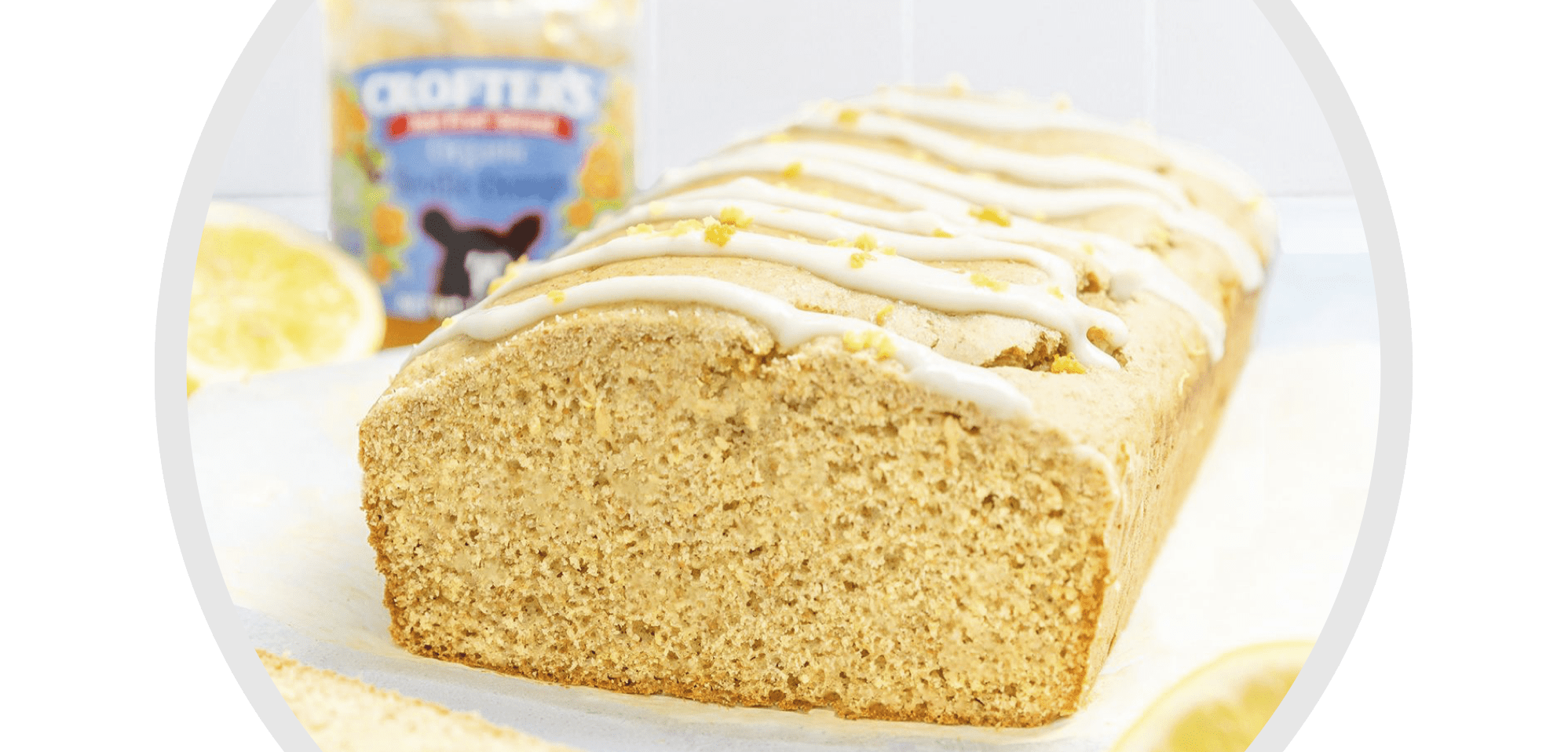 Seville Orange Bread with Lemon Icing